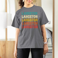 Langston T Shirt For Women Oklahoma Retro Vintage City