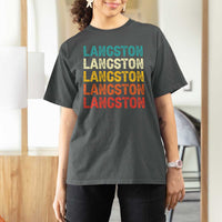 Langston T Shirt For Women Oklahoma Retro Vintage City