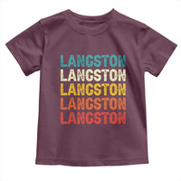 Langston Toddler T Shirt Oklahoma Retro Vintage City