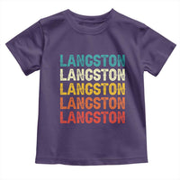 Langston Toddler T Shirt Oklahoma Retro Vintage City