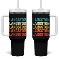 Langston Tumbler With Handle Oklahoma Retro Vintage City
