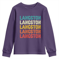 Langston Youth Sweatshirt Oklahoma Retro Vintage City