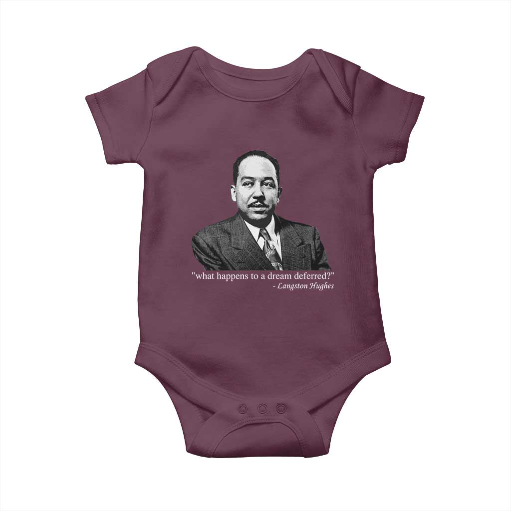 Langston Hughes Baby Onesie A Dream Deferred Juneteenth Black History Civil Right