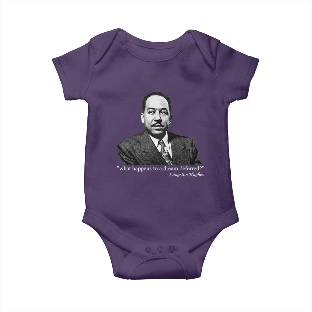 Langston Hughes Baby Onesie A Dream Deferred Juneteenth Black History Civil Right