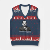 Langston Hughes V-Neck Knit Sweater Vest A Dream Deferred Juneteenth Black History Civil Right - Wonder Print Shop