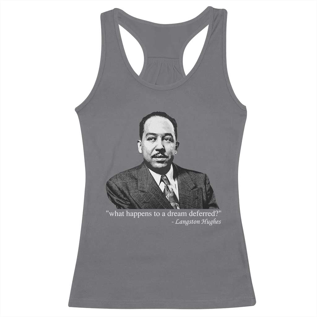 Langston Hughes Racerback Tank Top A Dream Deferred Juneteenth Black History Civil Right