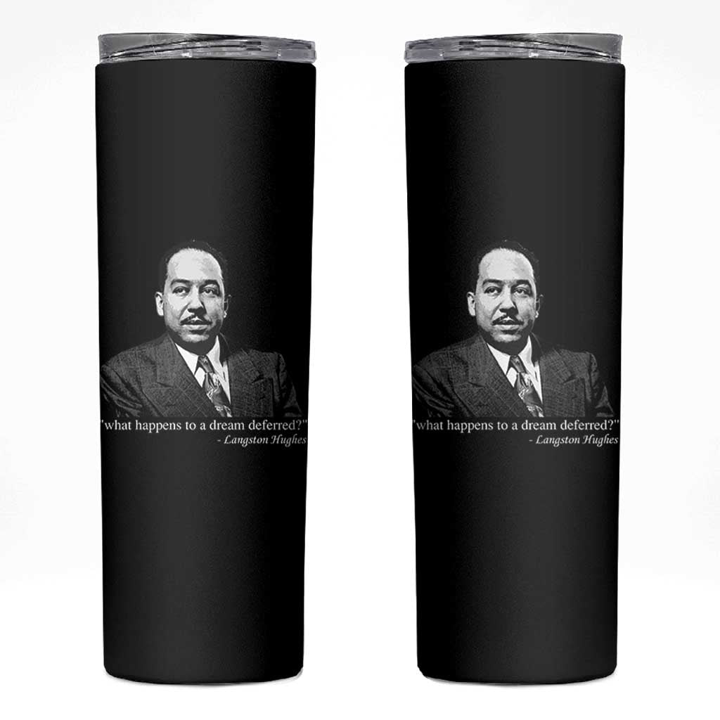 Langston Hughes Skinny Tumbler A Dream Deferred Juneteenth Black History Civil Right