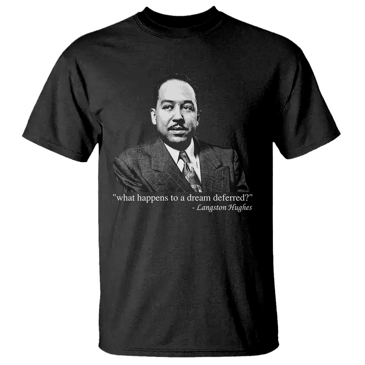Langston Hughes T Shirt A Dream Deferred Juneteenth Black History Civil Right