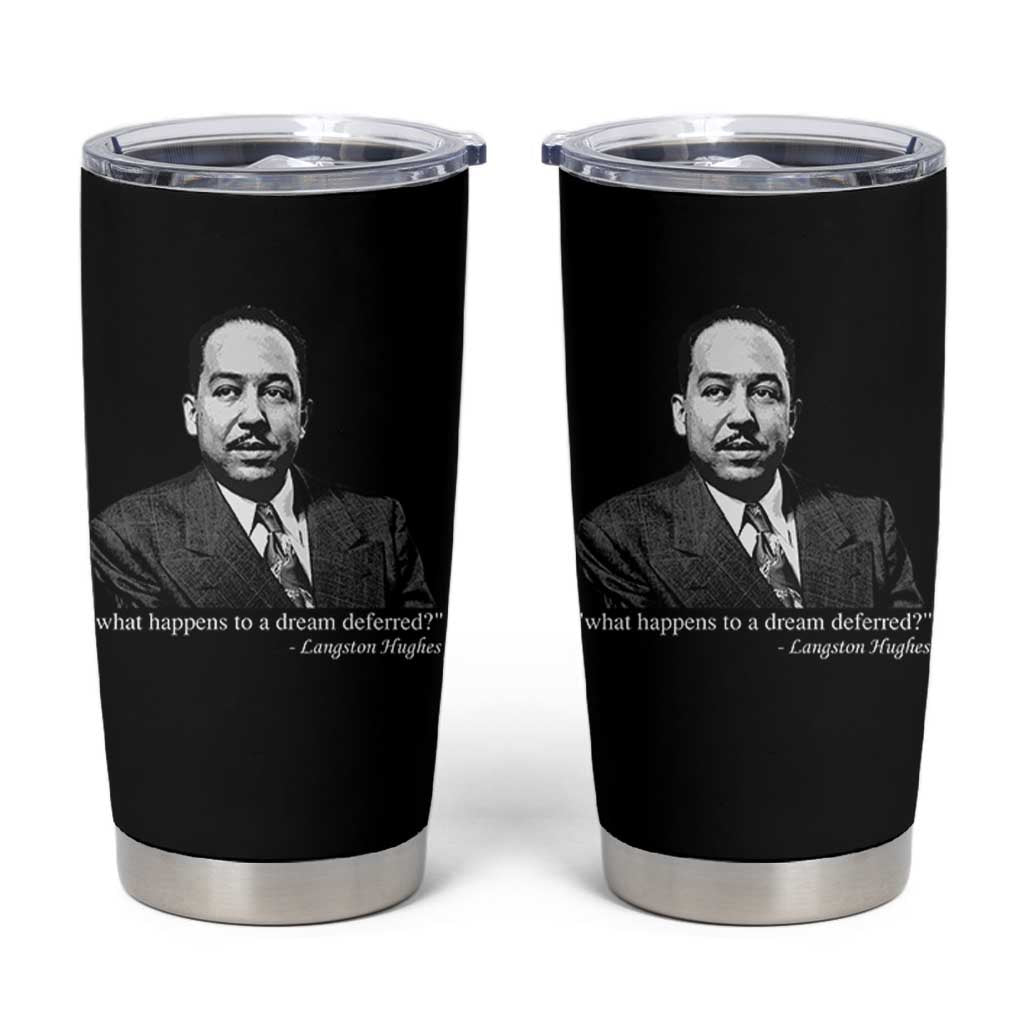 Langston Hughes Tumbler Cup A Dream Deferred Juneteenth Black History Civil Right