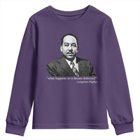 Langston Hughes Youth Sweatshirt A Dream Deferred Juneteenth Black History Civil Right