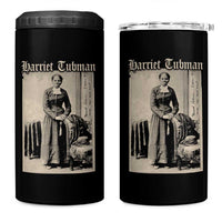 Harriet Tubman 4 in 1 Can Cooler Tumbler Juneteenth Black History Freedom