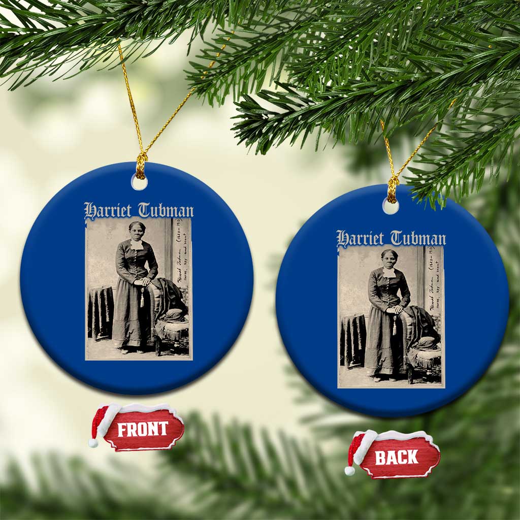 Harriet Tubman Ceramic Ornament Juneteenth Black History Freedom - Wonder Print Shop