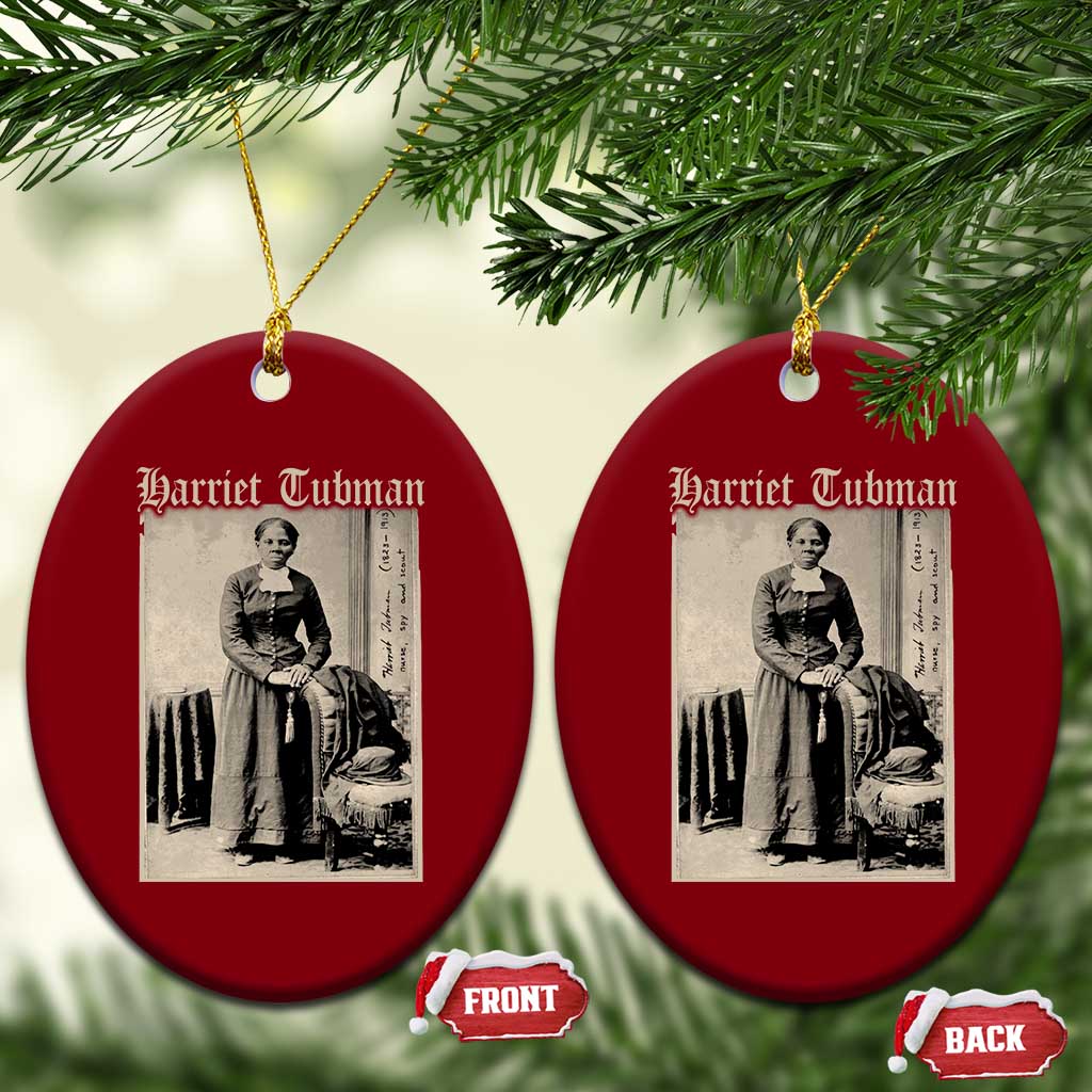 Harriet Tubman Ceramic Ornament Juneteenth Black History Freedom - Wonder Print Shop