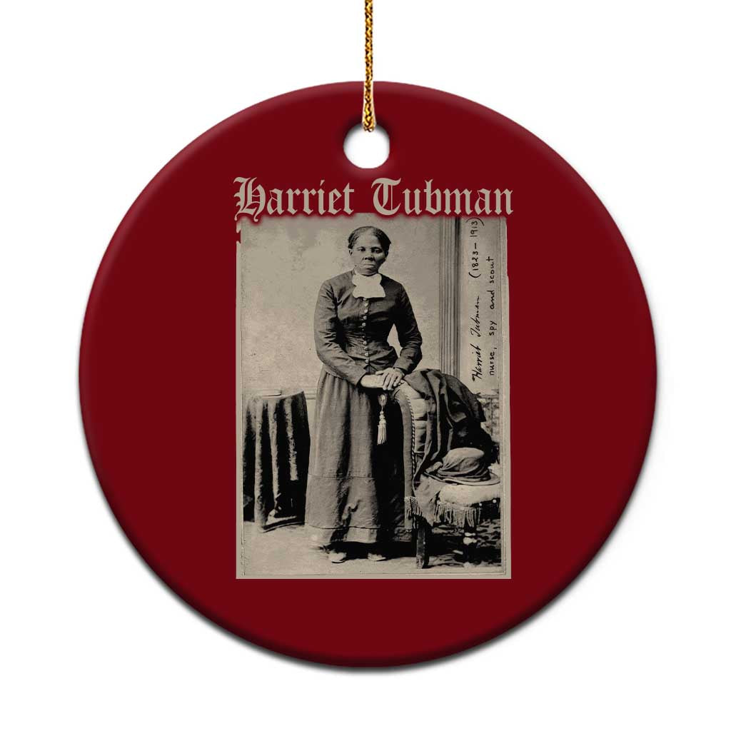 Harriet Tubman Ceramic Ornament Juneteenth Black History Freedom - Wonder Print Shop