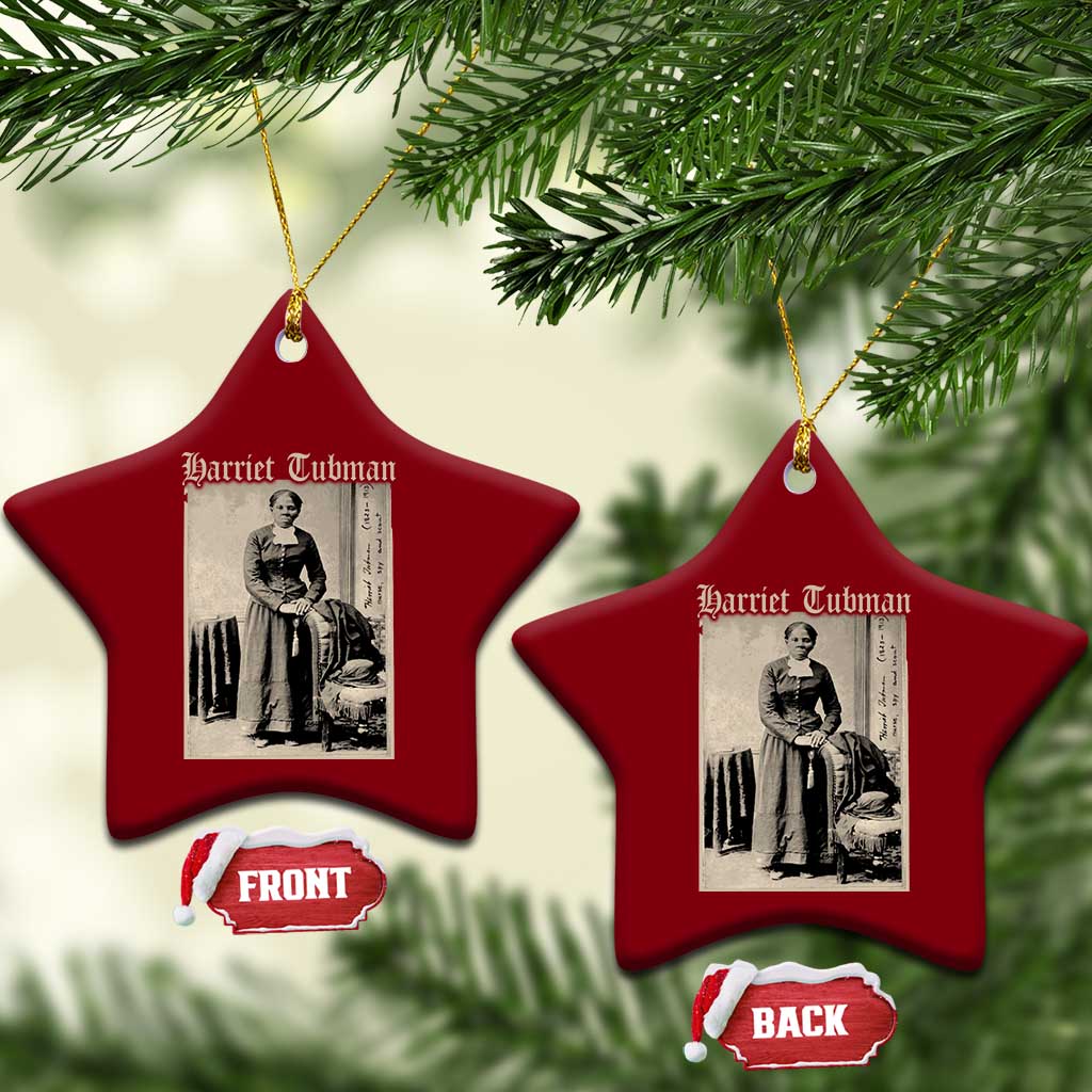 Harriet Tubman Ceramic Ornament Juneteenth Black History Freedom - Wonder Print Shop
