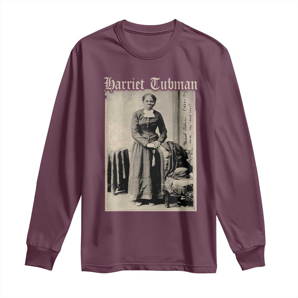 Harriet Tubman Long Sleeve Shirt Juneteenth Black History Freedom