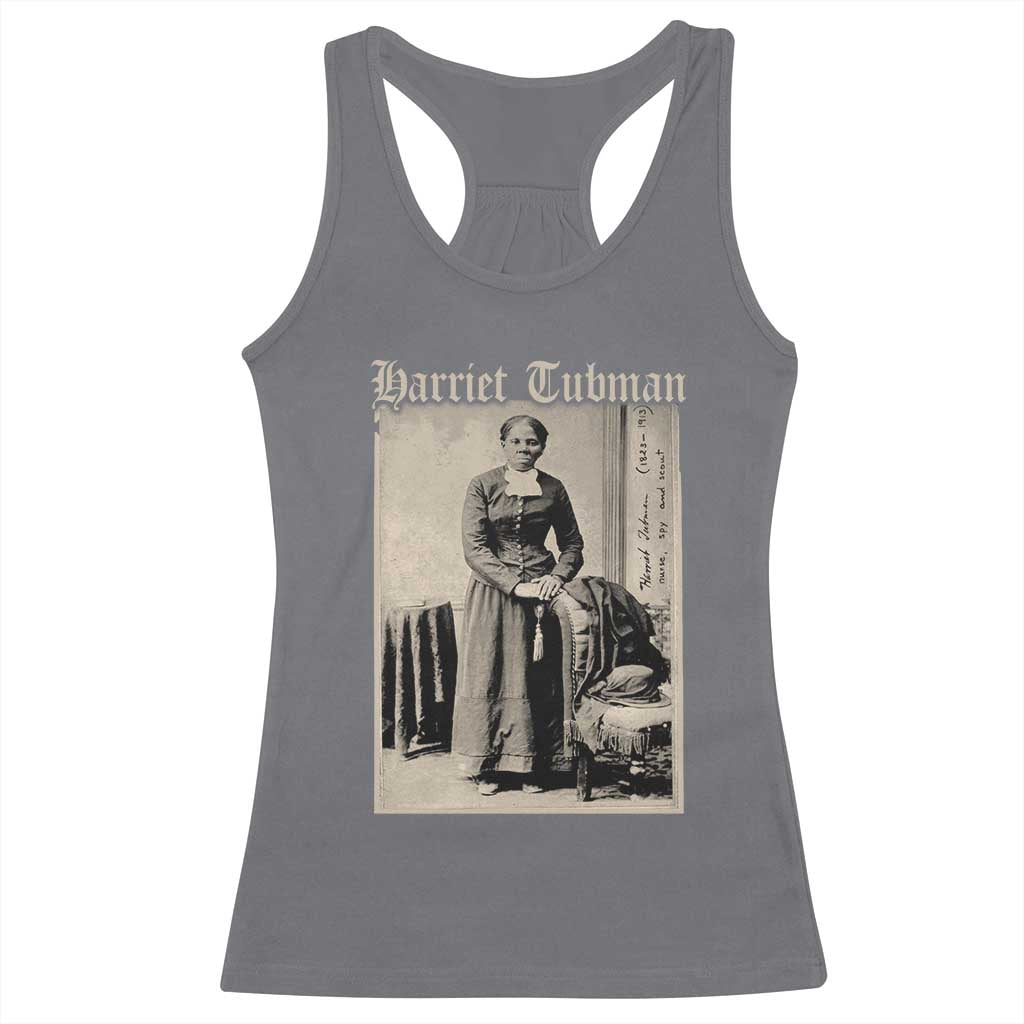 Harriet Tubman Racerback Tank Top Juneteenth Black History Freedom