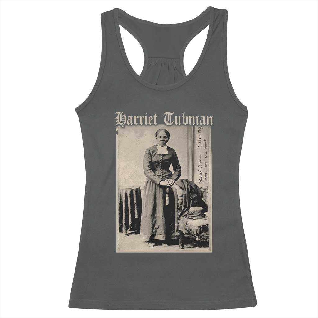 Harriet Tubman Racerback Tank Top Juneteenth Black History Freedom