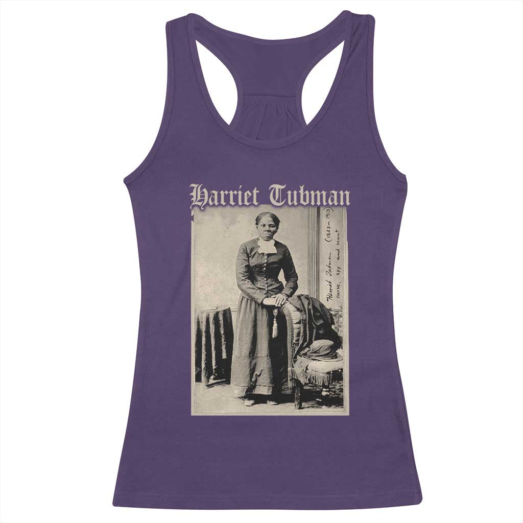 Harriet Tubman Racerback Tank Top Juneteenth Black History Freedom