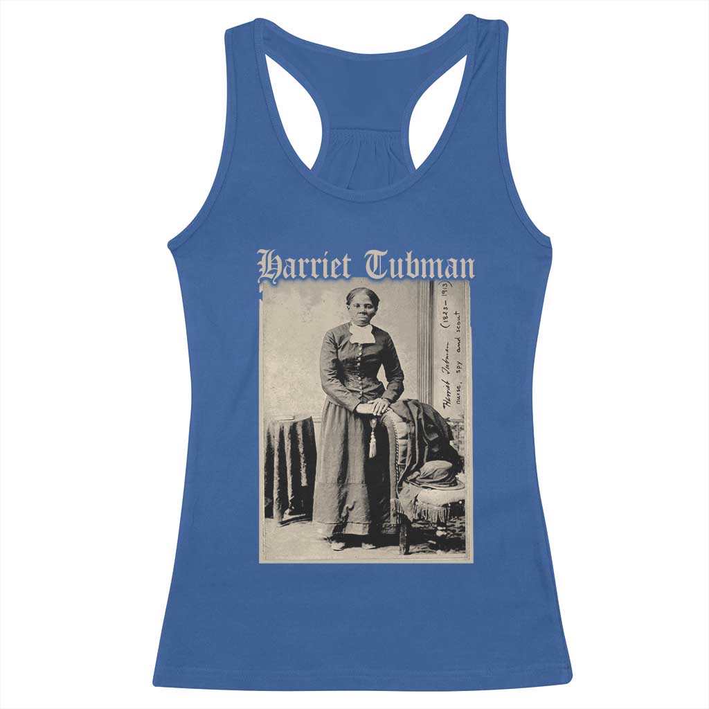 Harriet Tubman Racerback Tank Top Juneteenth Black History Freedom