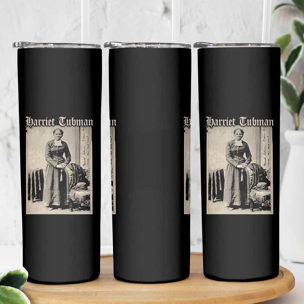 Harriet Tubman Skinny Tumbler Juneteenth Black History Freedom