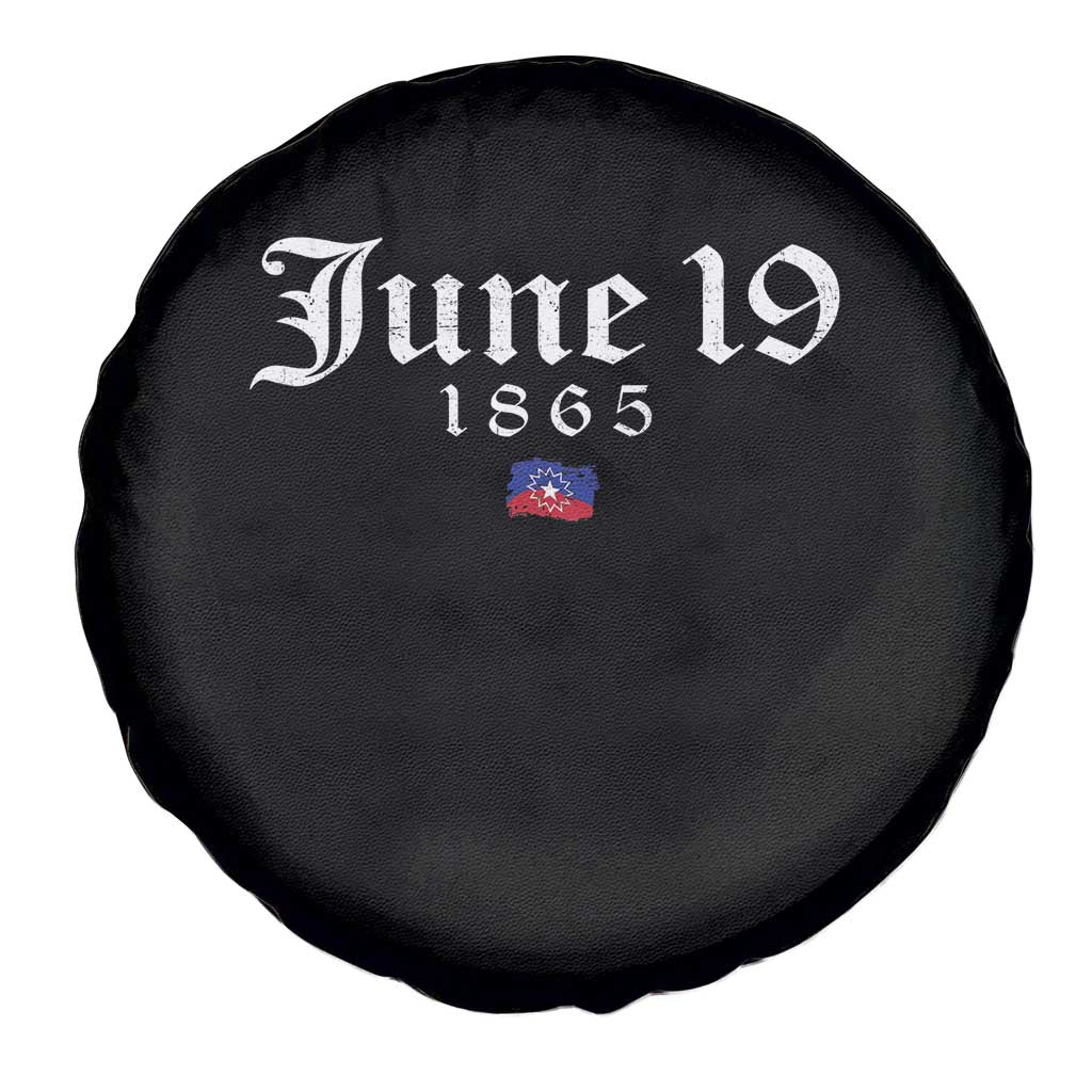 June 19 1865 Juneteenth Flag Spare Tire Cover Celebrating Black Freedom History