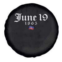 June 19 1865 Juneteenth Flag Spare Tire Cover Celebrating Black Freedom History