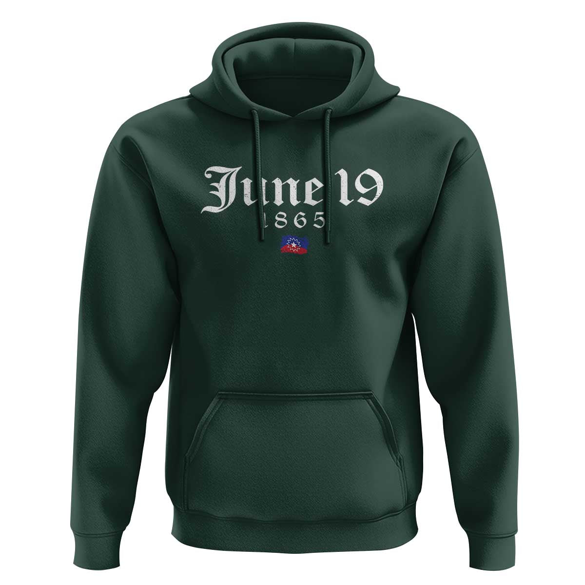 June 19 1865 Juneteenth Flag Hoodie Celebrating Black Freedom History