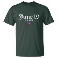June 19 1865 Juneteenth Flag T Shirt Celebrating Black Freedom History