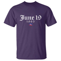 June 19 1865 Juneteenth Flag T Shirt Celebrating Black Freedom History