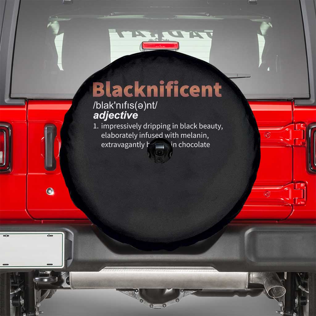Blacknificient Definition Spare Tire Cover Black History African Roots African American