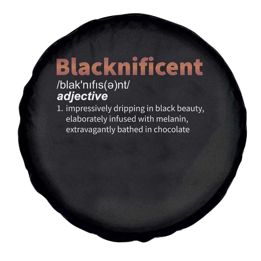 Blacknificient Definition Spare Tire Cover Black History African Roots African American