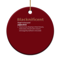 Blacknificient Definition Ceramic Ornament Black History African Roots African American - Wonder Print Shop