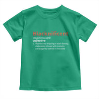 Blacknificient Definition Toddler T Shirt Black History African Roots African American