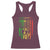 Black Nurse Racerback Tank Top American Flag Proud Afro African Women Melanin Pride