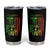 Black Nurse Tumbler Cup American Flag Proud Afro African Women Melanin Pride