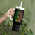 Black Nurse Tumbler With Handle American Flag Proud Afro African Women Melanin Pride