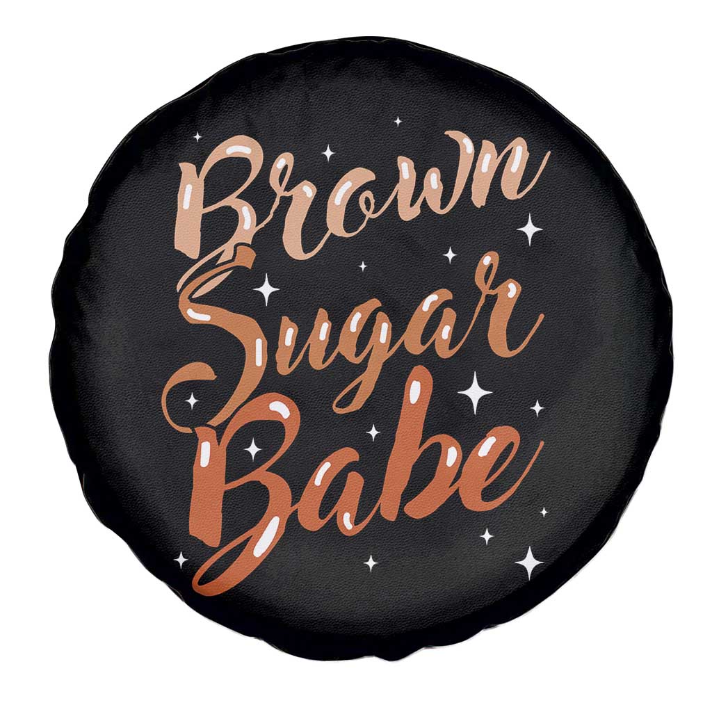 Brown Sugar Babe Spare Tire Cover Proud Woman Melanin Pride Black Girl
