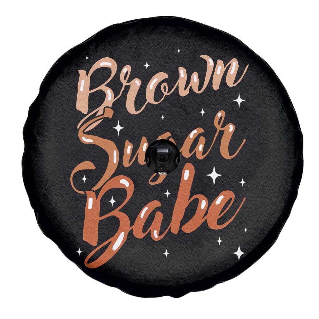 Brown Sugar Babe Spare Tire Cover Proud Woman Melanin Pride Black Girl