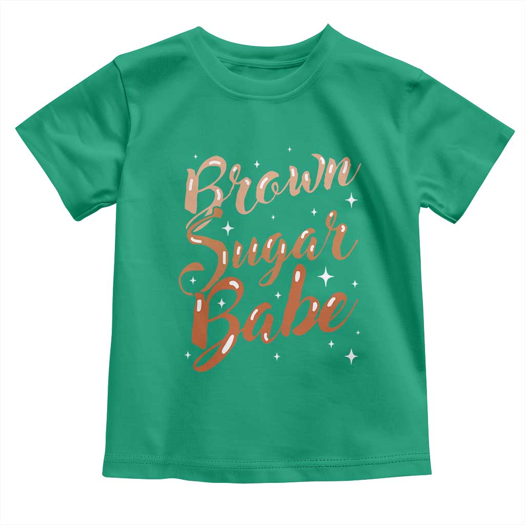 Brown Sugar Babe Toddler T Shirt Proud Woman Melanin Pride Black Girl