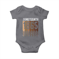 Juneteenth 1865 Baby Onesie June 19th Celebrating Black Freedom Melanin