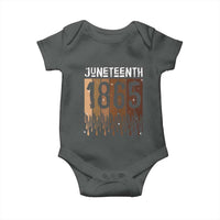 Juneteenth 1865 Baby Onesie June 19th Celebrating Black Freedom Melanin