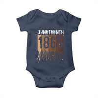 Juneteenth 1865 Baby Onesie June 19th Celebrating Black Freedom Melanin