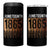 Juneteenth 1865 4 in 1 Can Cooler Tumbler June 19th Celebrating Black Freedom Melanin