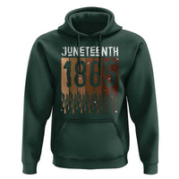 Juneteenth 1865 Hoodie June 19th Celebrating Black Freedom Melanin