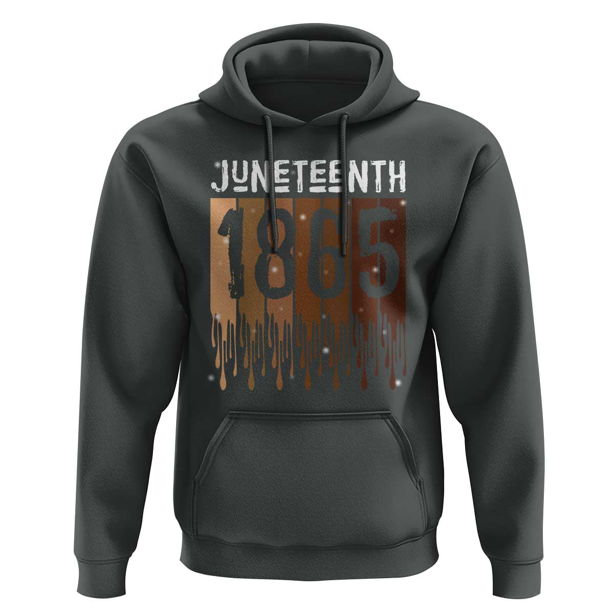 Juneteenth 1865 Hoodie June 19th Celebrating Black Freedom Melanin