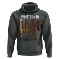 Juneteenth 1865 Hoodie June 19th Celebrating Black Freedom Melanin