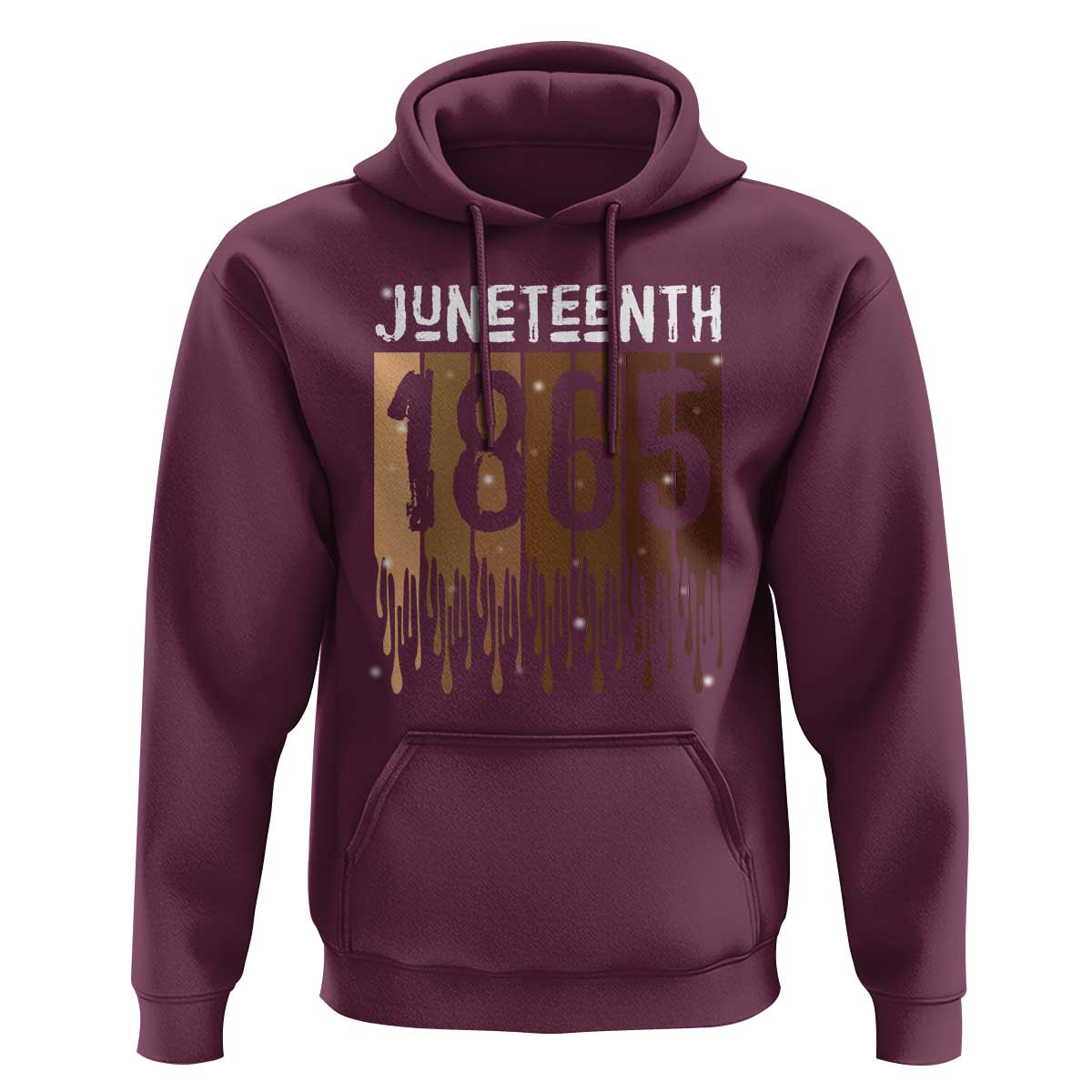Juneteenth 1865 Hoodie June 19th Celebrating Black Freedom Melanin