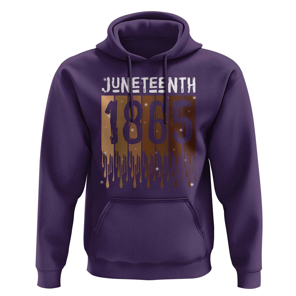 Juneteenth 1865 Hoodie June 19th Celebrating Black Freedom Melanin