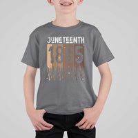 Juneteenth 1865 T Shirt For Kid June 19th Celebrating Black Freedom Melanin